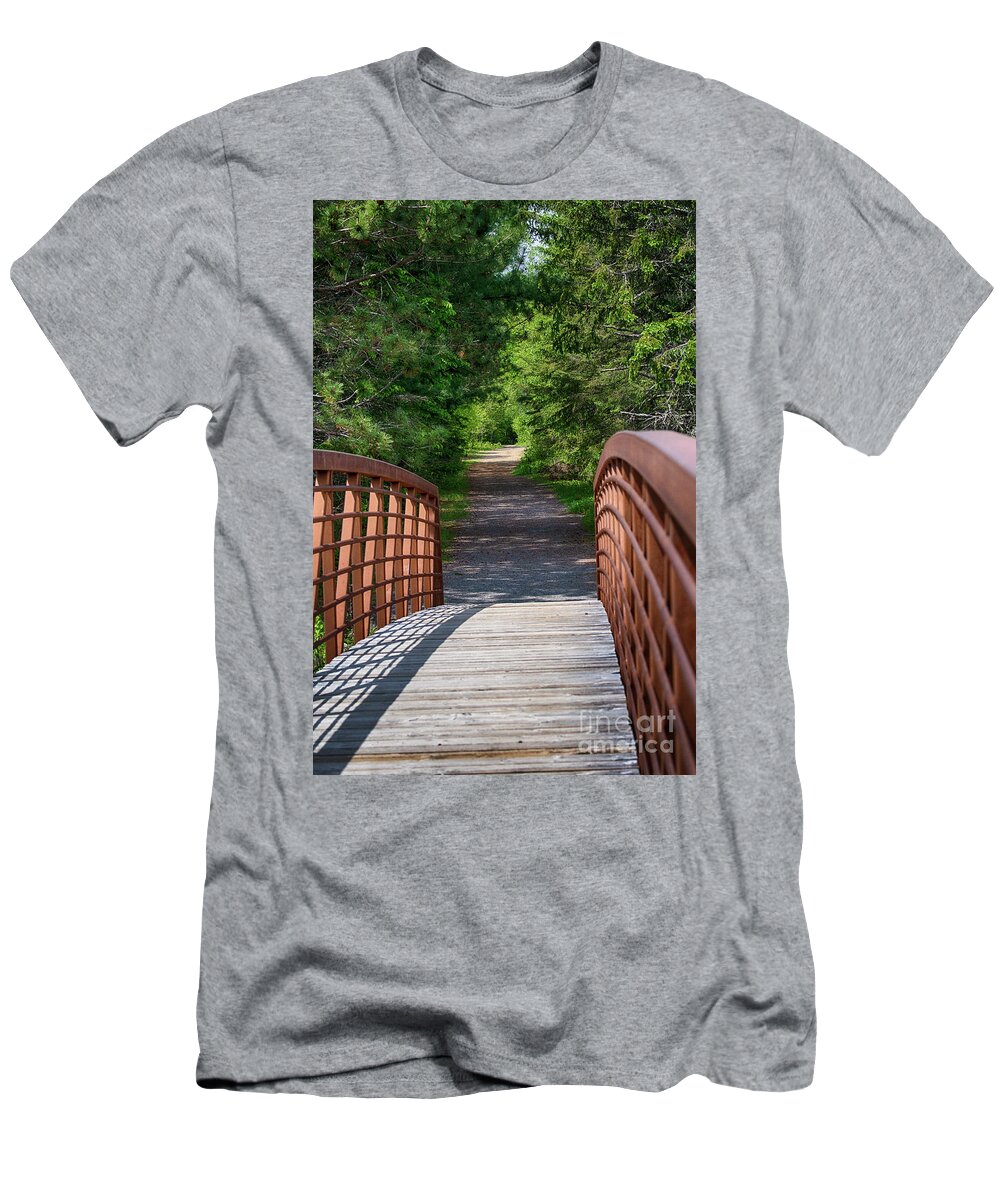 Nina Stavlund T-Shirt featuring the photograph Inviting walk by Nina Stavlund