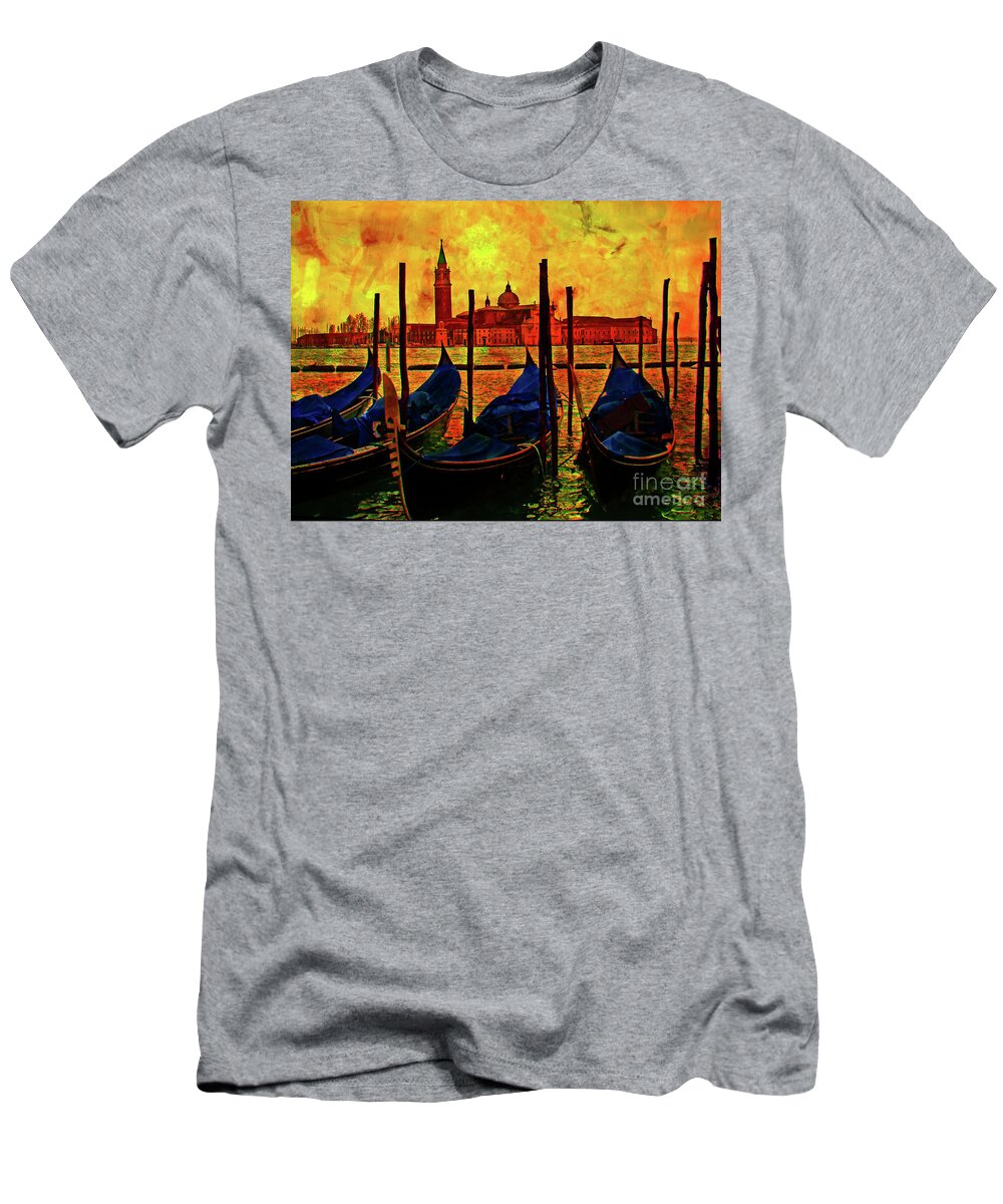 Isola T-Shirt featuring the photograph Isola Di San Giorgio, Venice, Italy IV by Al Bourassa