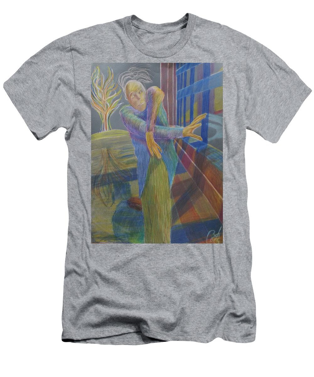 Dance T-Shirt featuring the painting J in the dragon house by Bachmors Artist