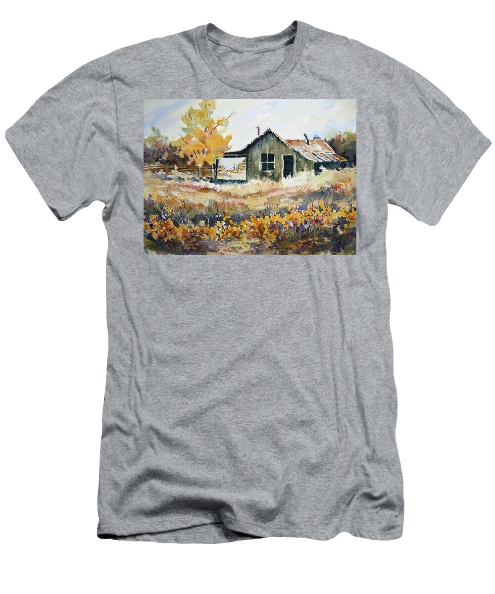 House T-Shirt featuring the painting Joe's Place 2 by Sam Sidders