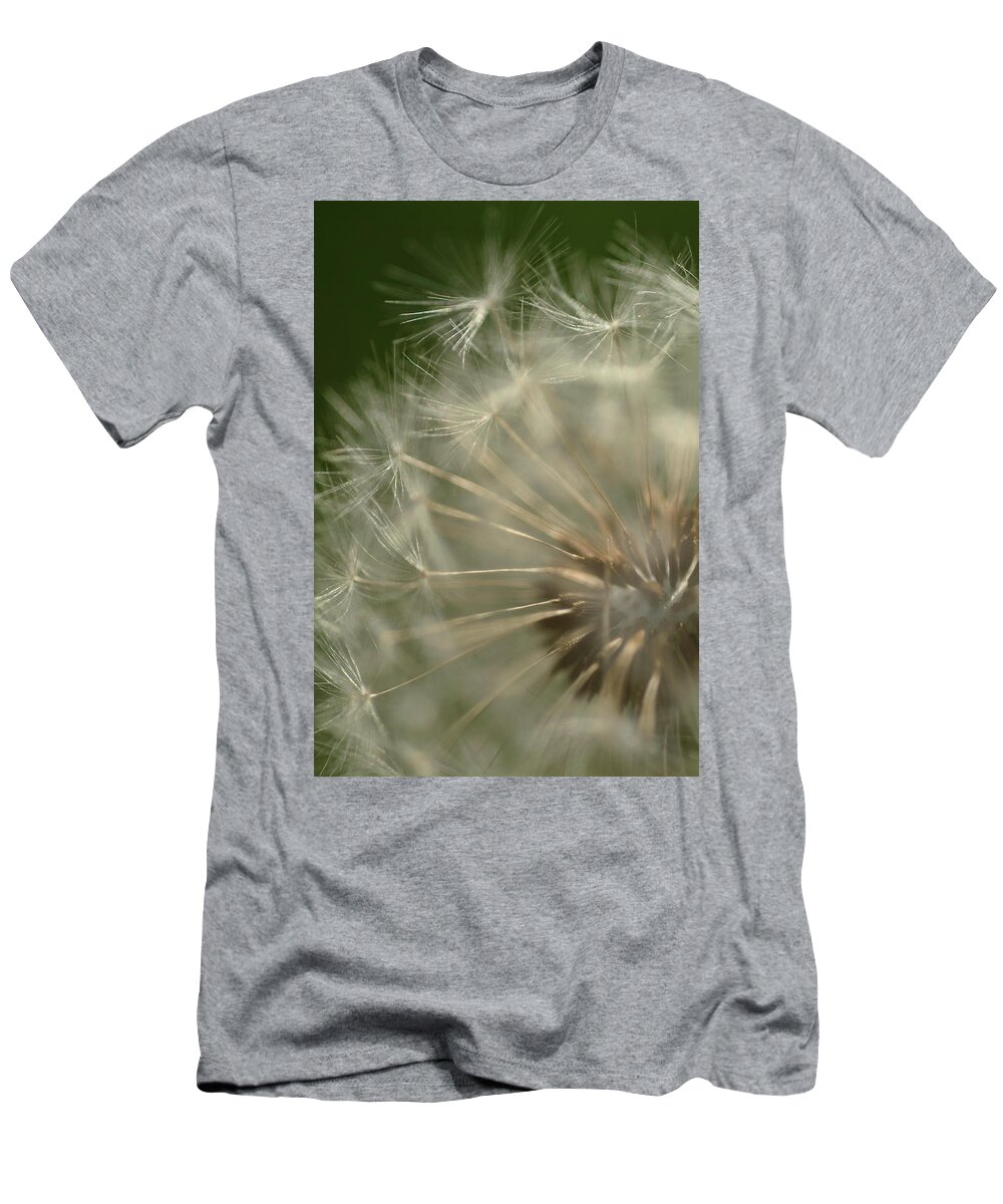 Dandelion T-Shirt featuring the photograph Just A Weed by Michael McGowan