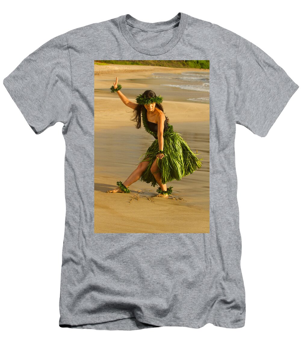 Custom T-Shirt featuring the photograph Kamalani At Palauea by David Olsen