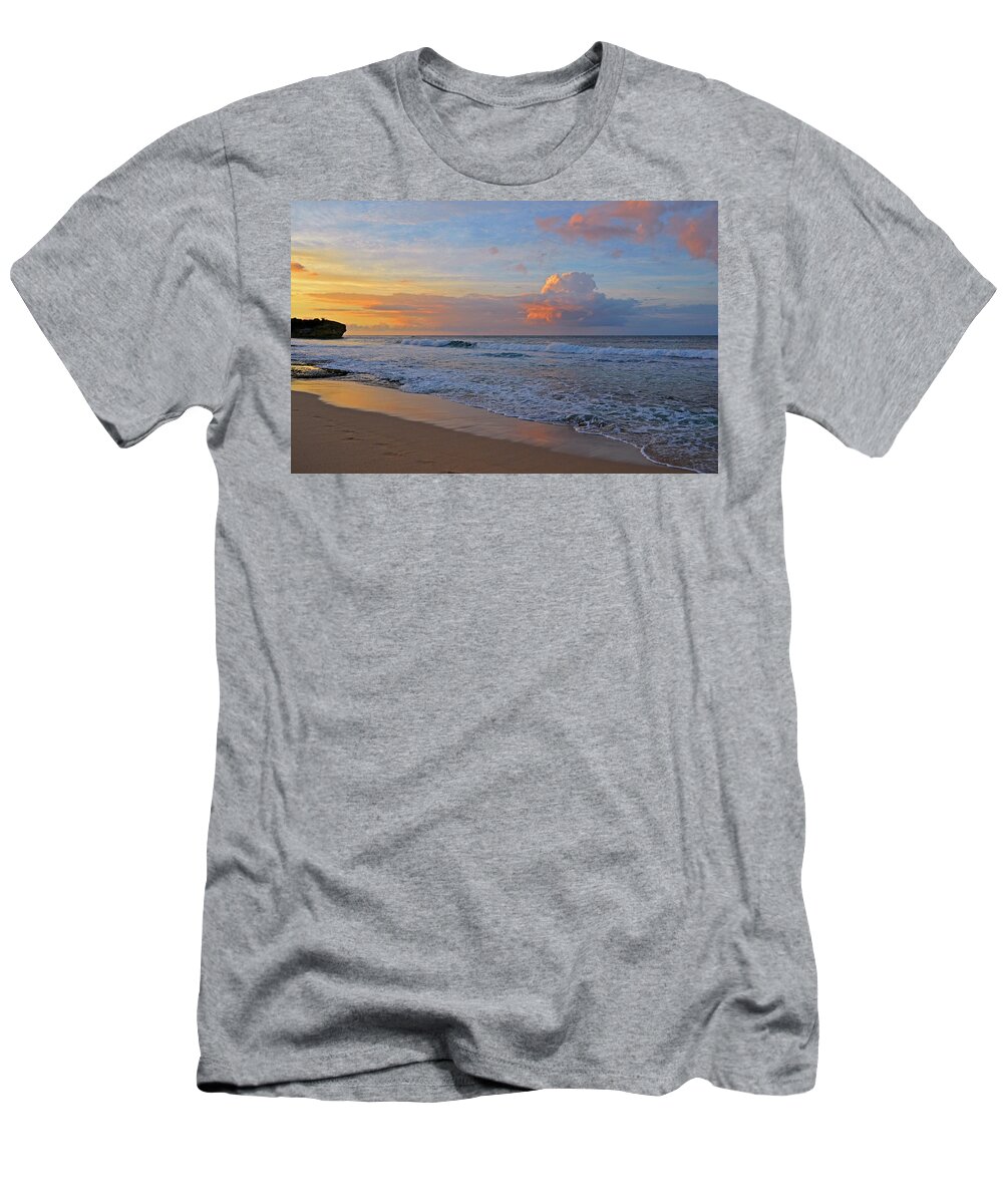 Hawaii T-Shirt featuring the photograph Kauai Morning Light by Marie Hicks