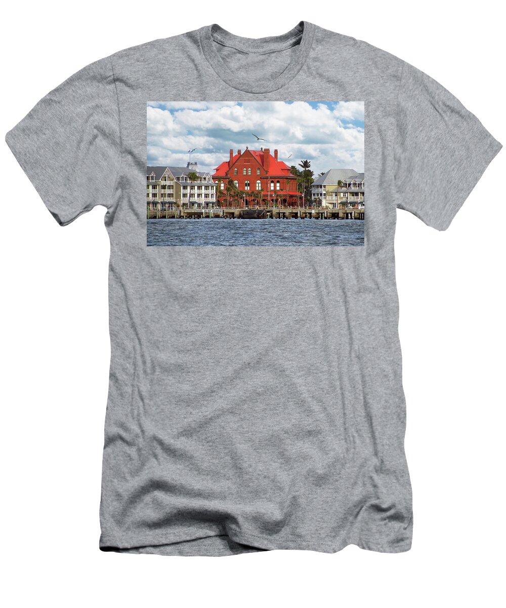 Customs House T-Shirt featuring the photograph Key West Custom House by Bob Slitzan