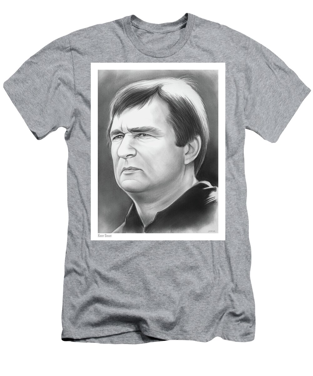 Kirby Smart T-Shirt featuring the drawing Kirby Smart by Greg Joens