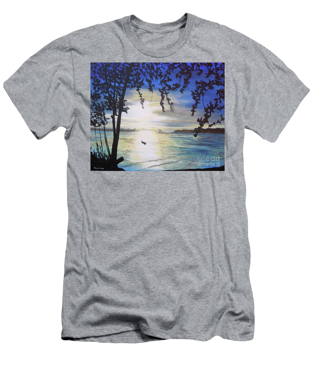 Thailand T-Shirt featuring the painting Krabi by Stuart Engel