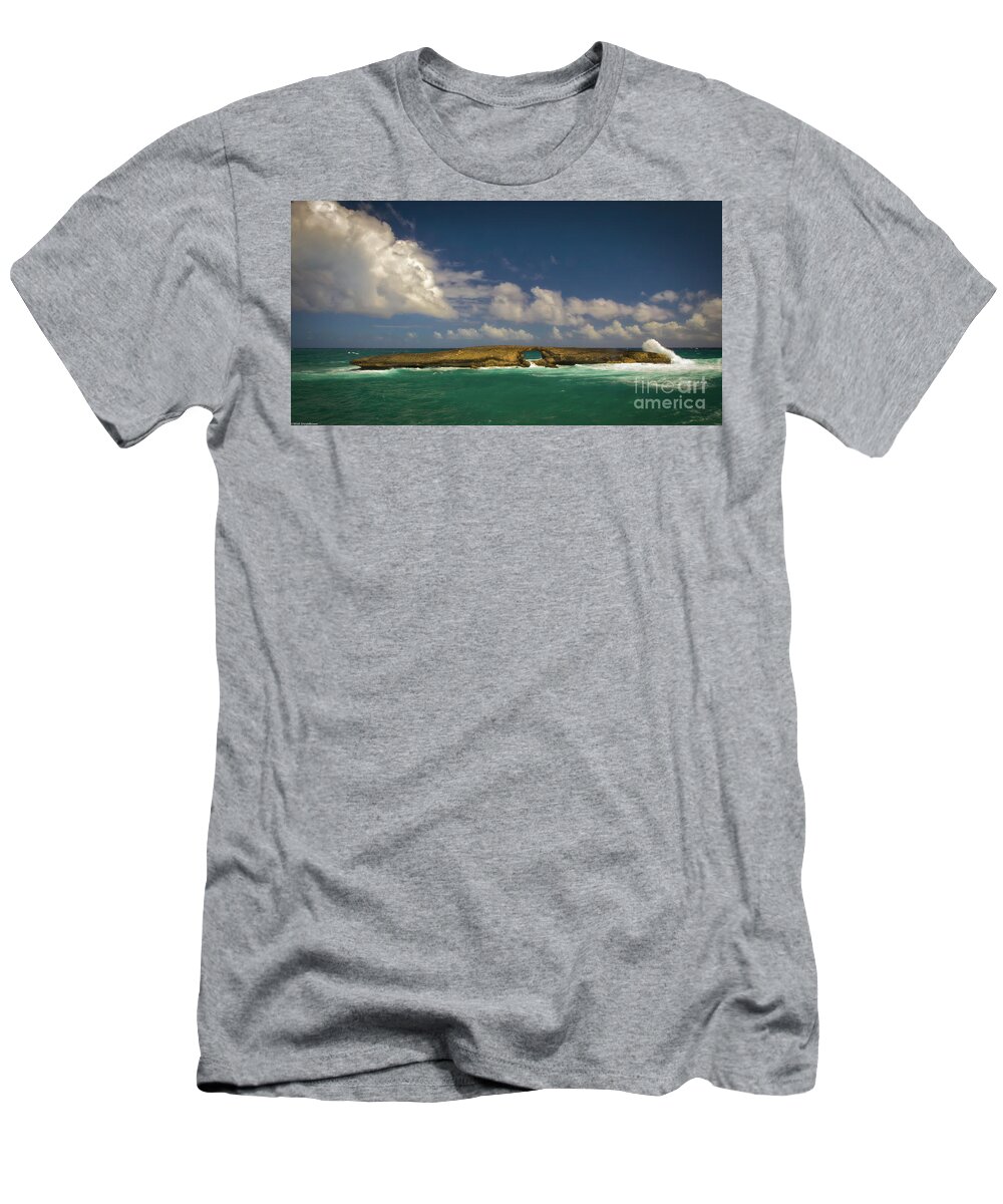 Laie Point T-Shirt featuring the photograph Laie Point by Mitch Shindelbower