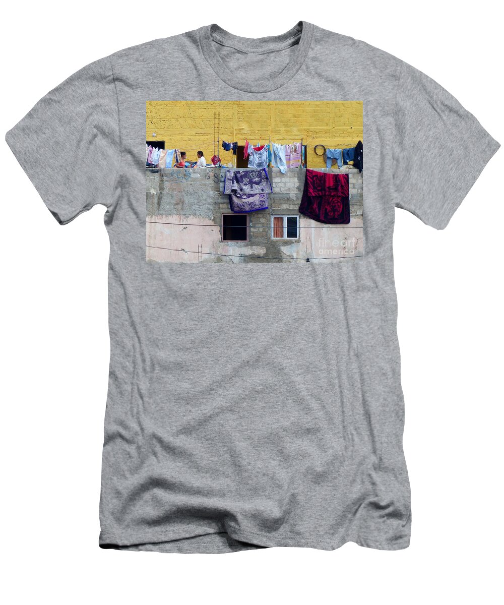Laundry Day T-Shirt featuring the photograph Laundry In Guanajuato by Rosanne Licciardi