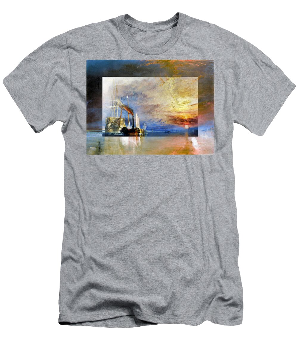 Postmodernism T-Shirt featuring the digital art Layered 10 Turner by David Bridburg