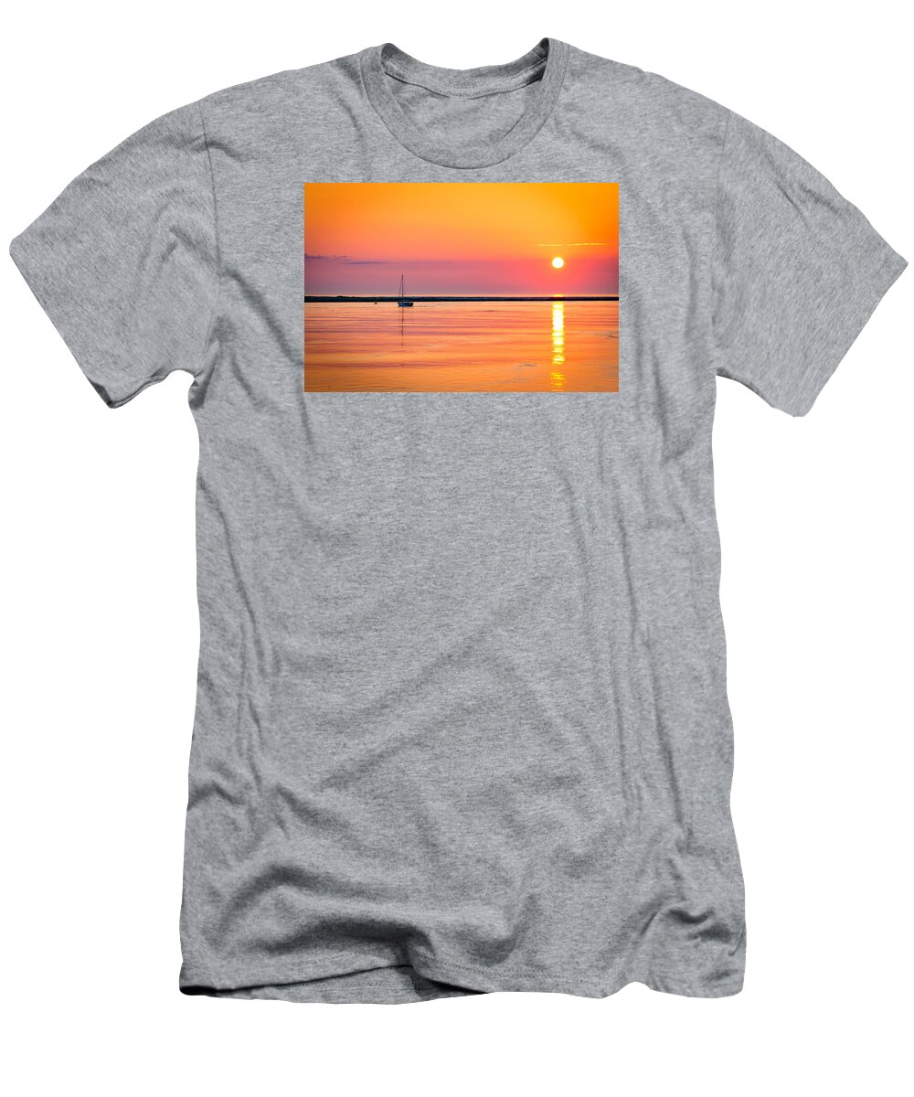 Sunrise T-Shirt featuring the photograph LBI Dawn by Mark Rogers