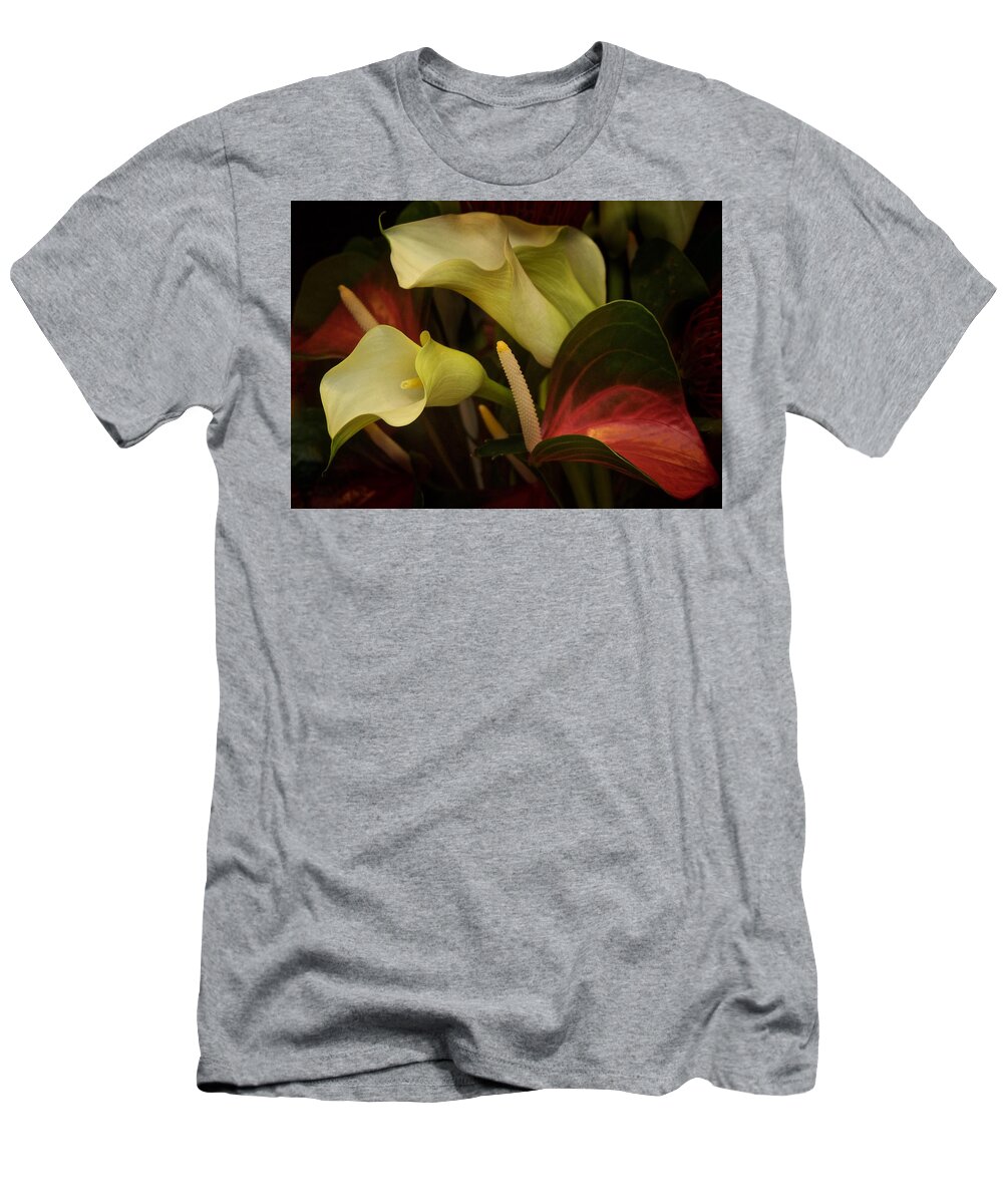Calla Lilies T-Shirt featuring the photograph Li Ly Land by Richard Cummings