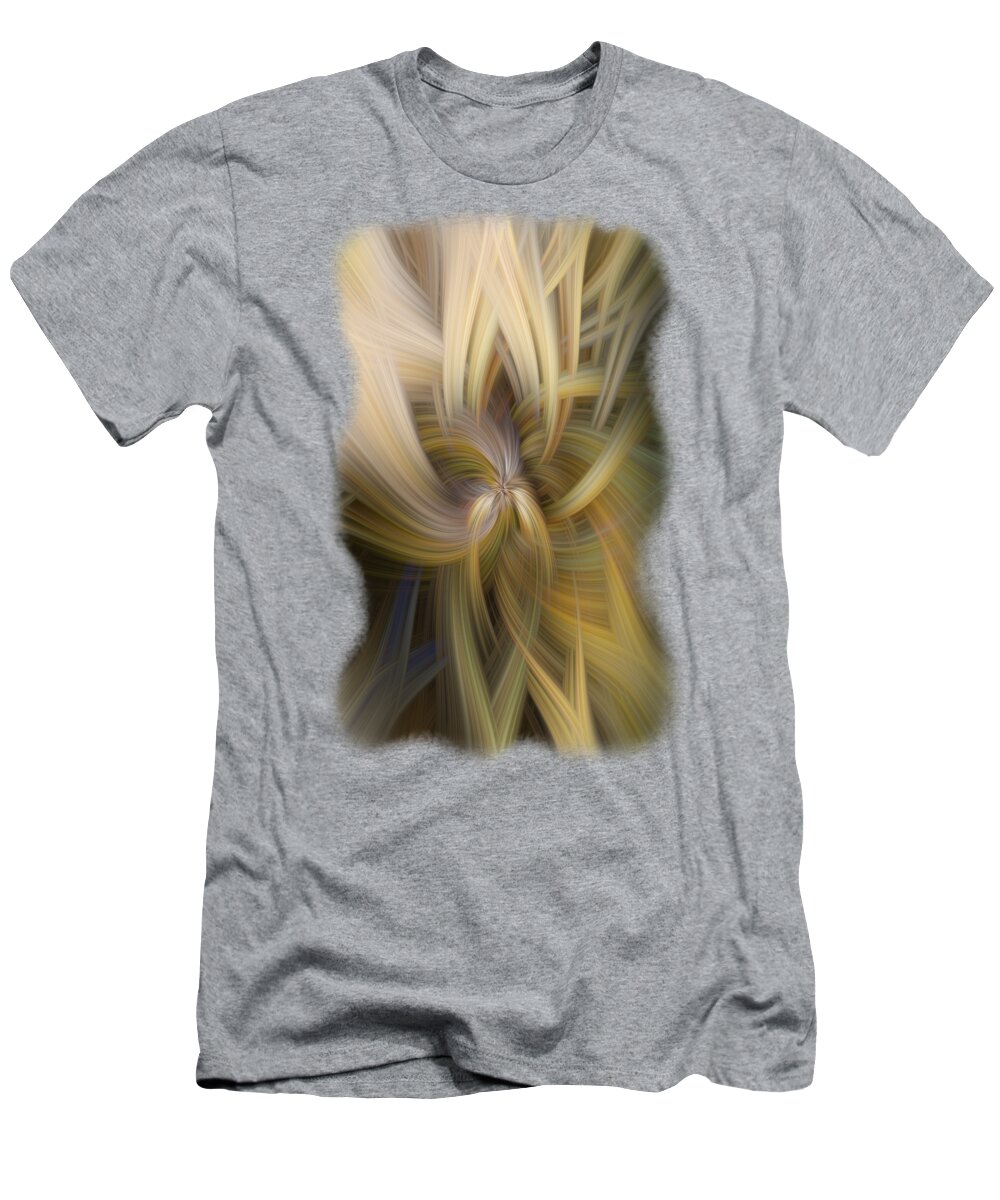 Abstract T-Shirt featuring the digital art Light Within by Mark Myhaver