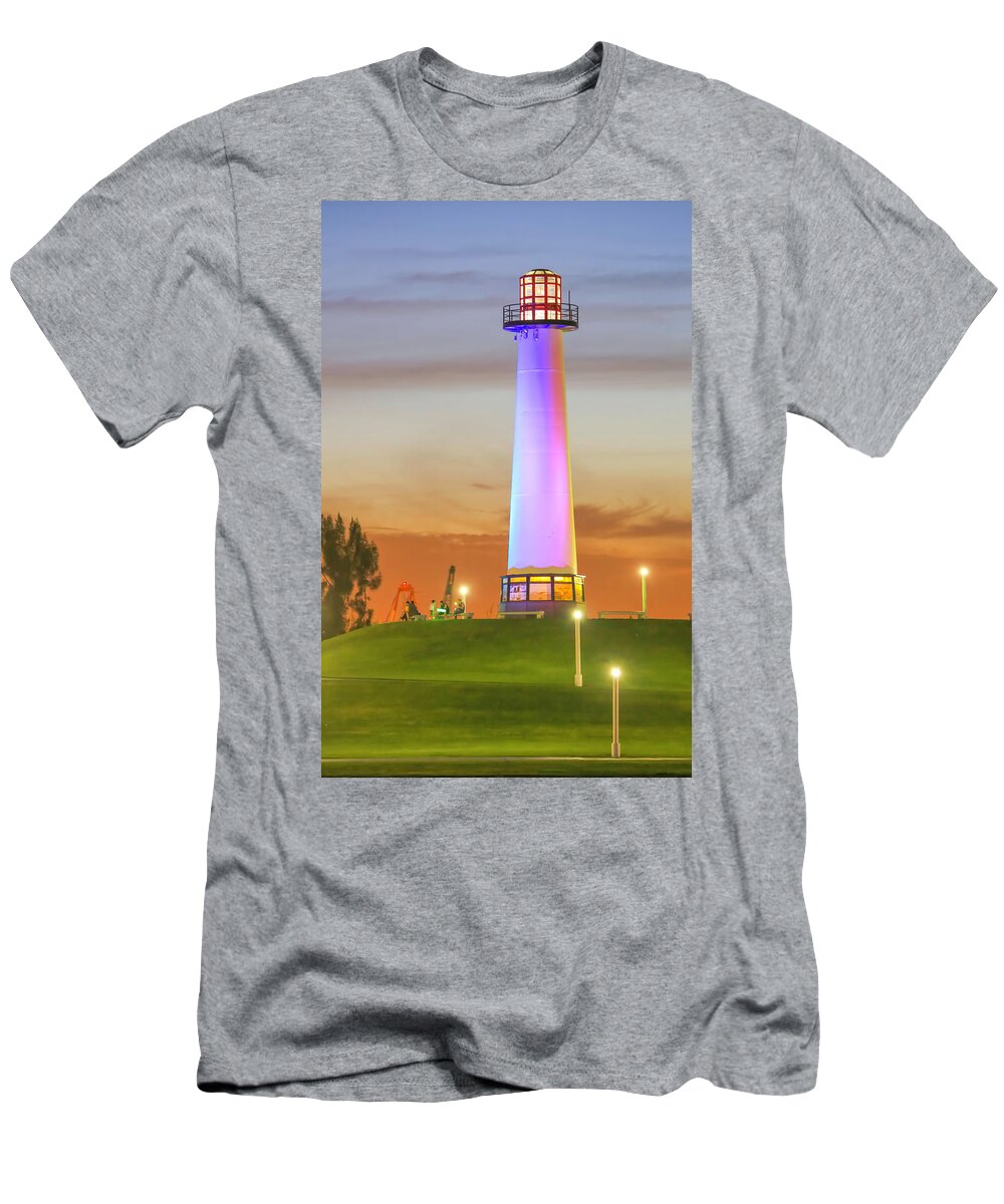 Long Beach Lighthouse T-Shirt featuring the photograph Lighthouse by Edita De Lima