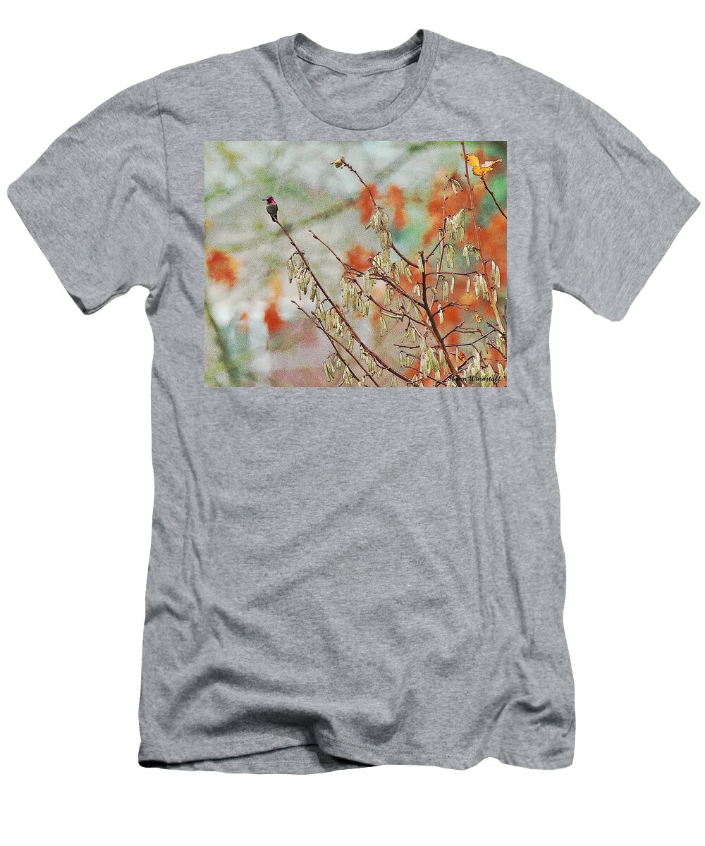 Hummingbird T-Shirt featuring the photograph Lil Beauty by Steve Warnstaff