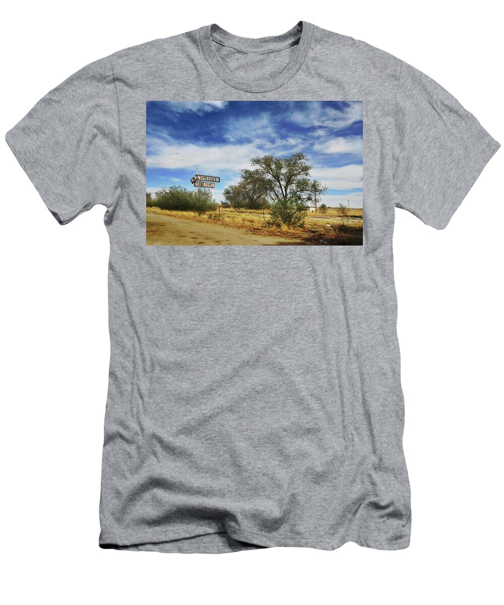 Route 66 T-Shirt featuring the photograph Longhorn Ranch by Micah Offman