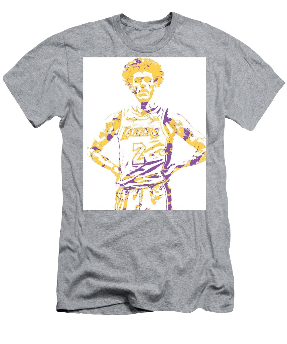 Lonzo Ball Los Angeles Lakers Art 3 T-Shirt Joe Hamilton - Fine Art America