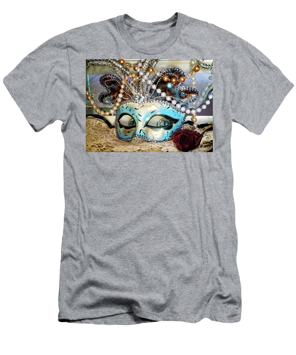 Mask T-Shirt featuring the photograph Look deeper by Camille Lopez