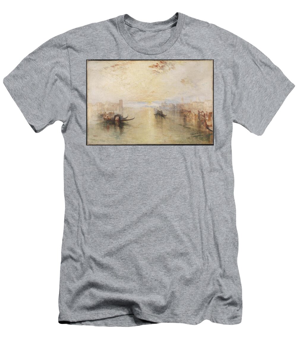 Joseph Mallord William Turner 1775�1851  St Benedetto T-Shirt featuring the painting Looking towards Fusina by Joseph Mallord