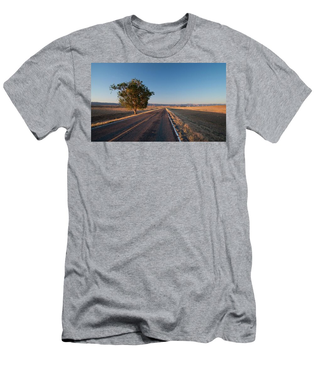 Colorado T-Shirt featuring the photograph Lost Highway by Julia McHugh