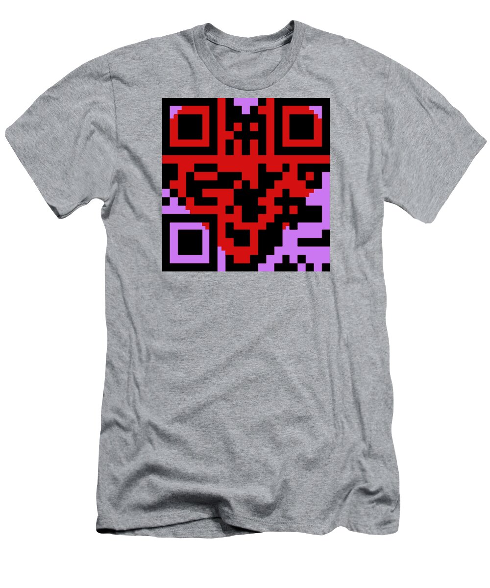 Pareidolia T-Shirt featuring the digital art Love by Ismael Cavazos