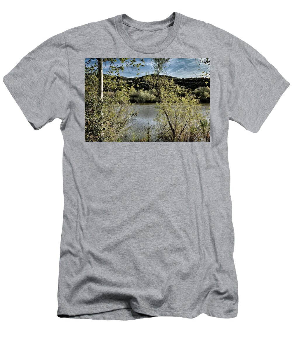 Lake T-Shirt featuring the photograph Lovely Lake View by Alison Frank