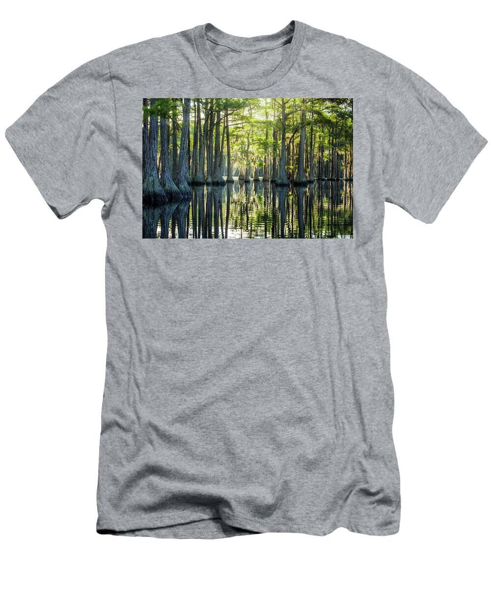 Abstract T-Shirt featuring the photograph Magic Light by Alex Mironyuk