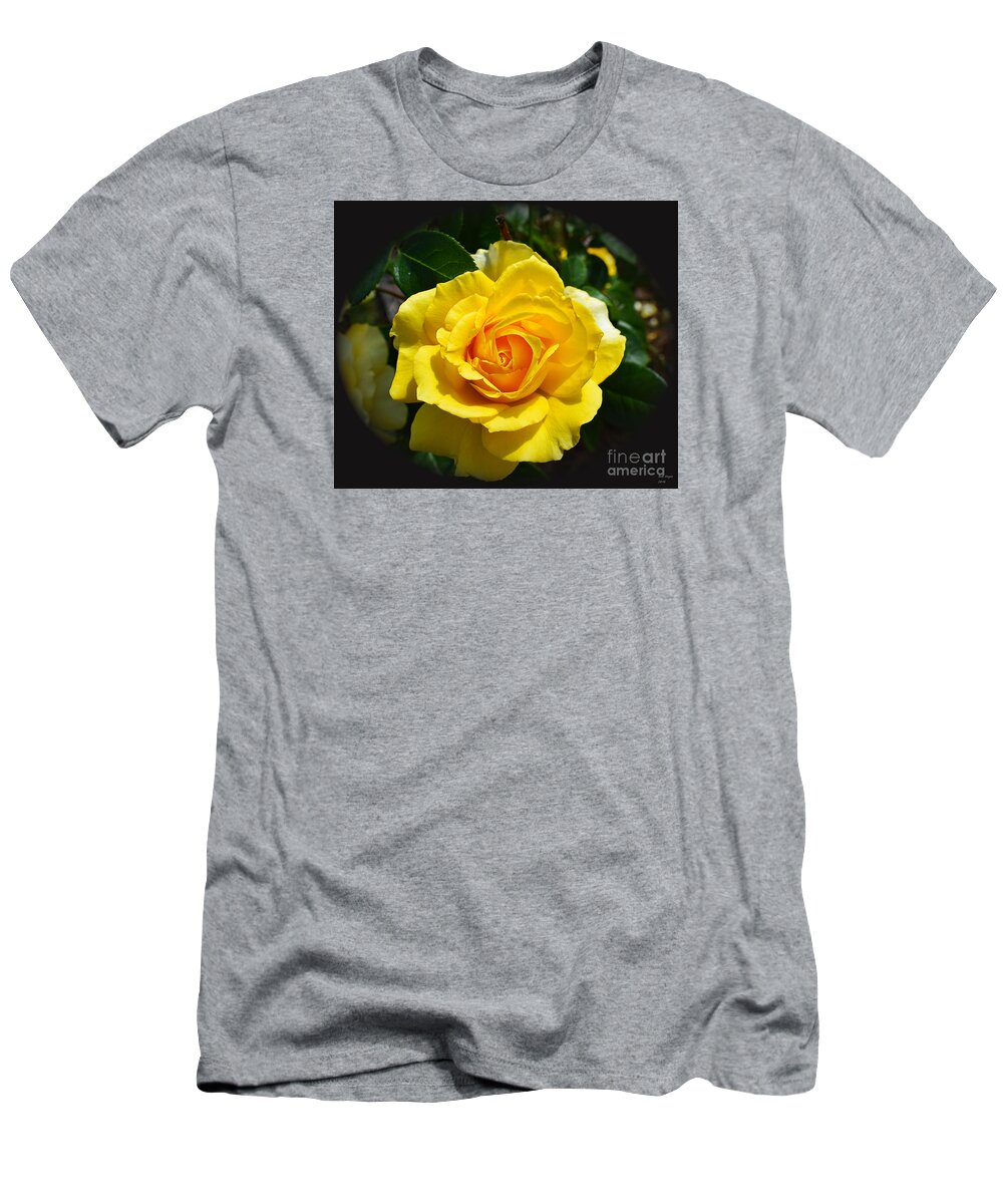 Nature T-Shirt featuring the photograph Make My Rose Yellow Please by DB Hayes