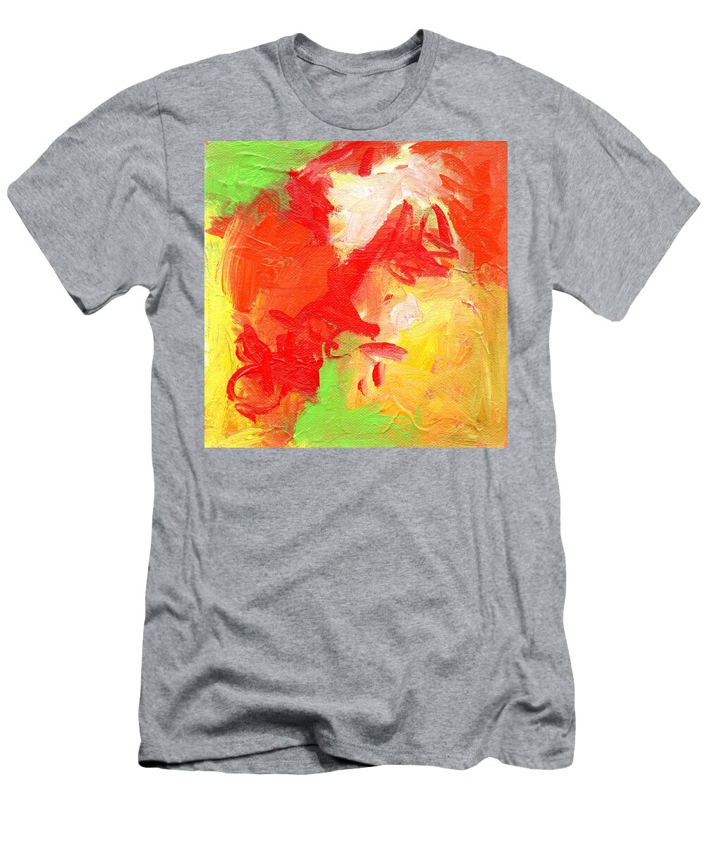 Acrylic T-Shirt featuring the painting Malibar 7 by Marcy Brennan