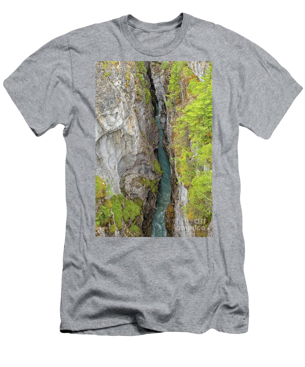 Alberta T-Shirt featuring the photograph Marble canyon gorge by Patricia Hofmeester
