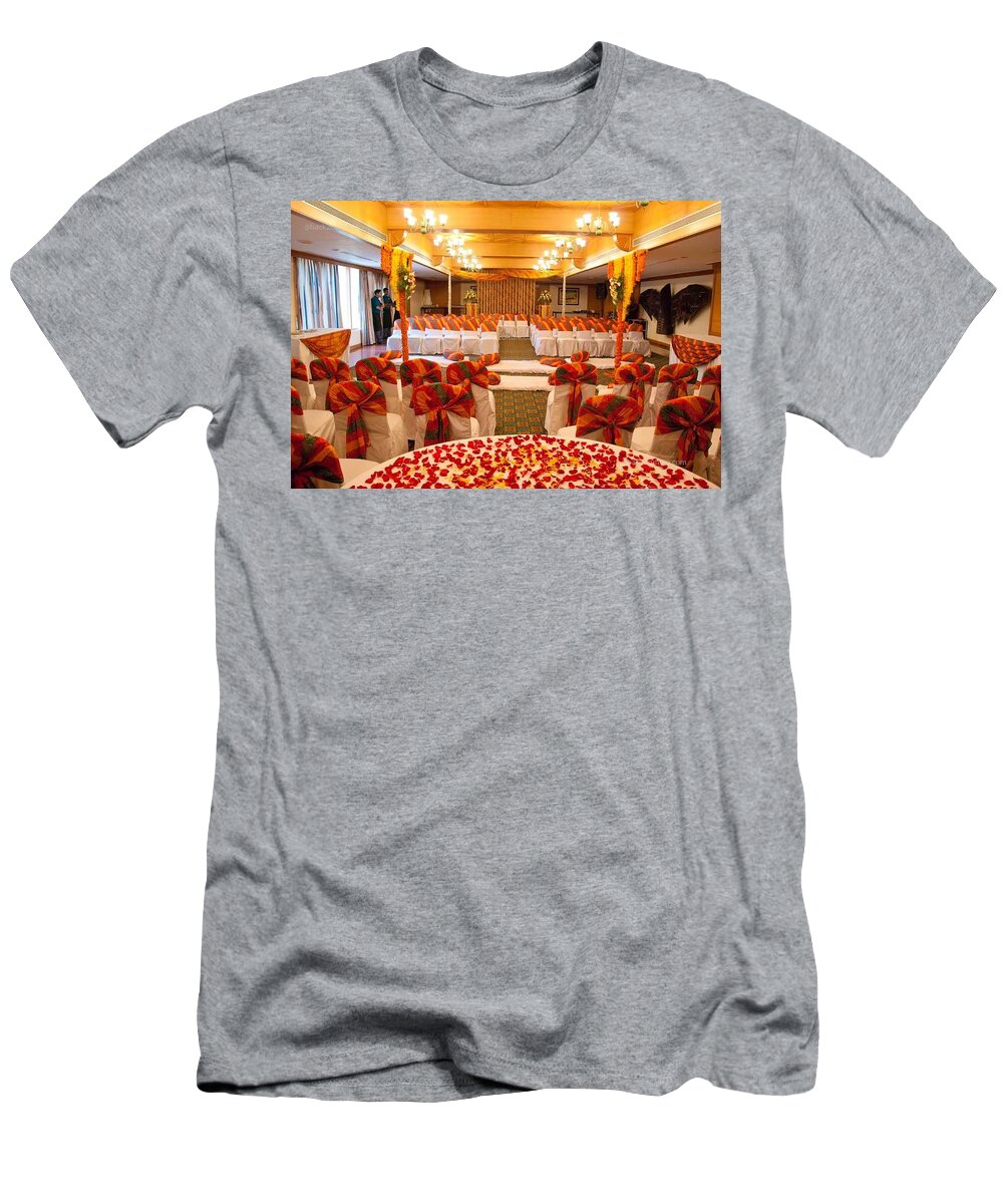  T-Shirt featuring the photograph Marriage Hall by Danexu
