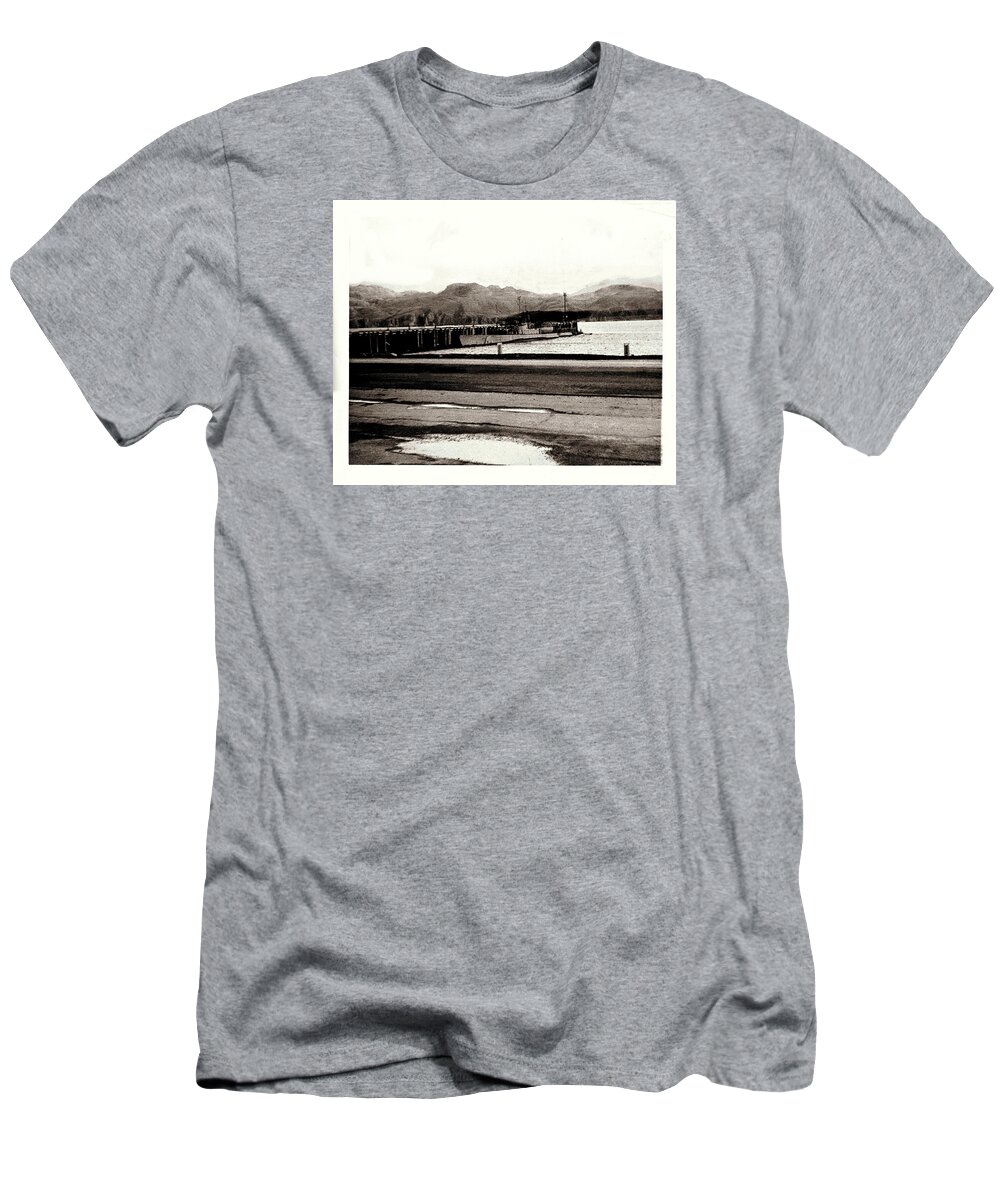 Midway Island T-Shirt featuring the painting Midway Island by Robert Nacke