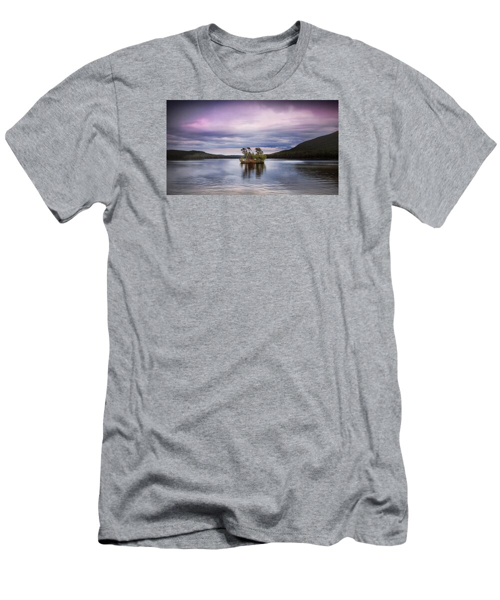 Landscape T-Shirt featuring the photograph Moose Pond Maine by Kathryn McBride