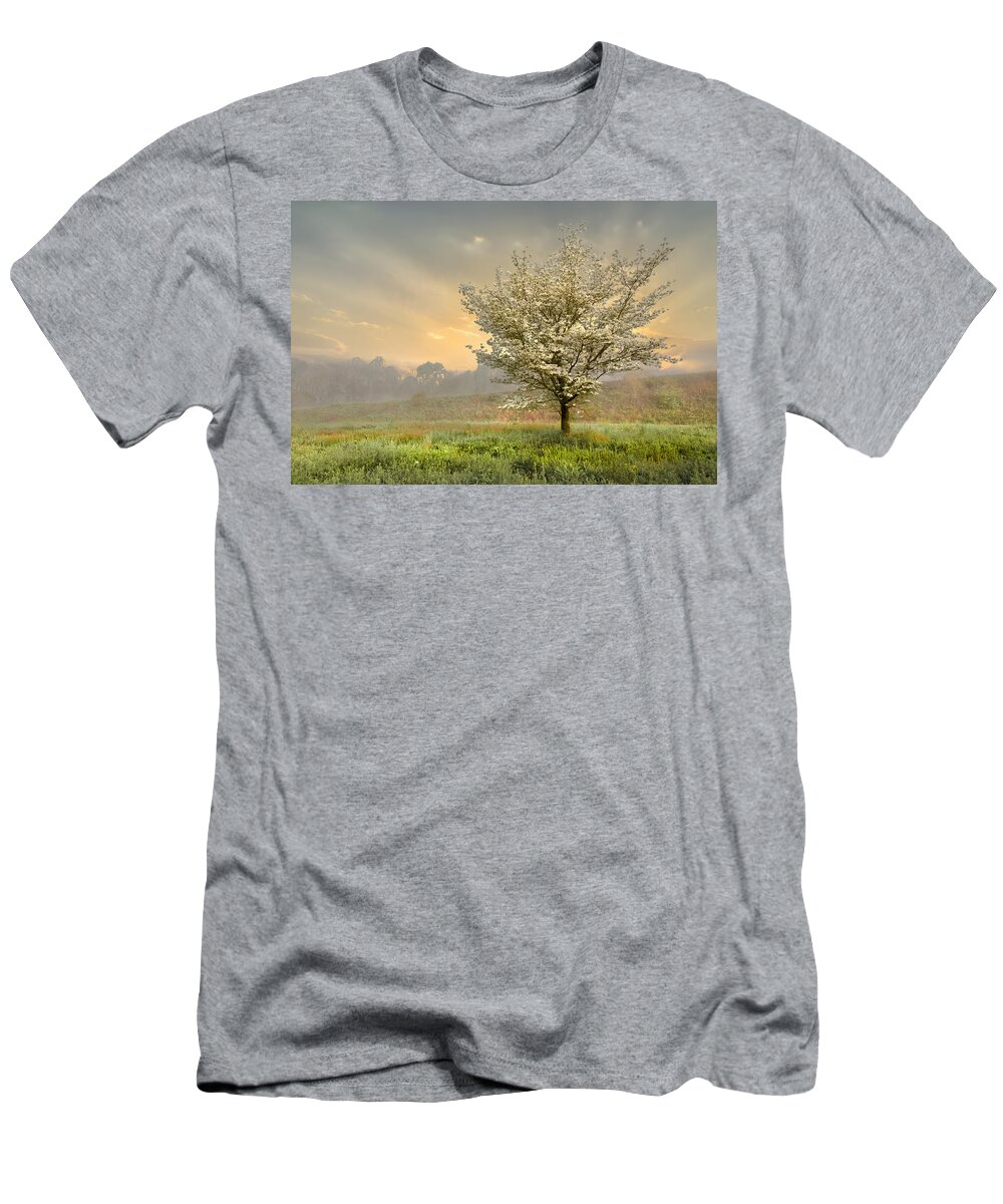 Clouds T-Shirt featuring the photograph Morning Celebration by Debra and Dave Vanderlaan