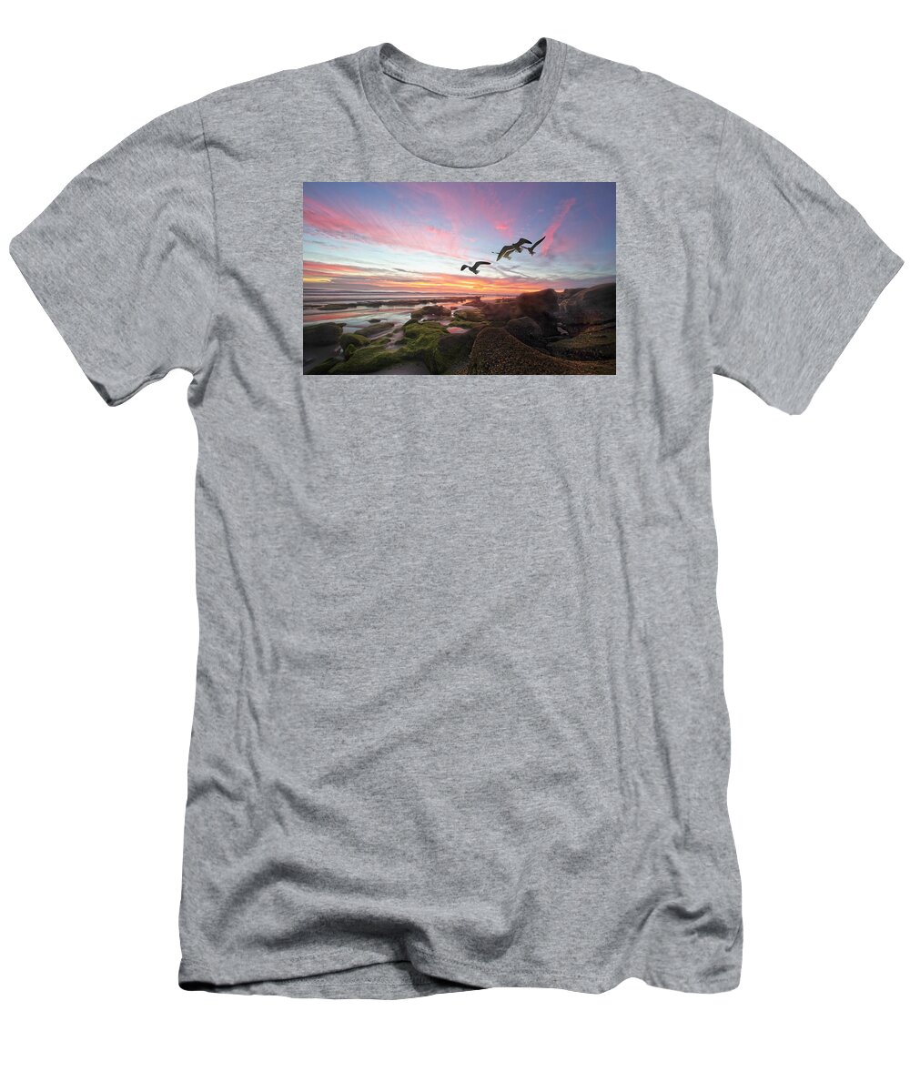 Star T-Shirt featuring the photograph Morning Flght by Robert Och