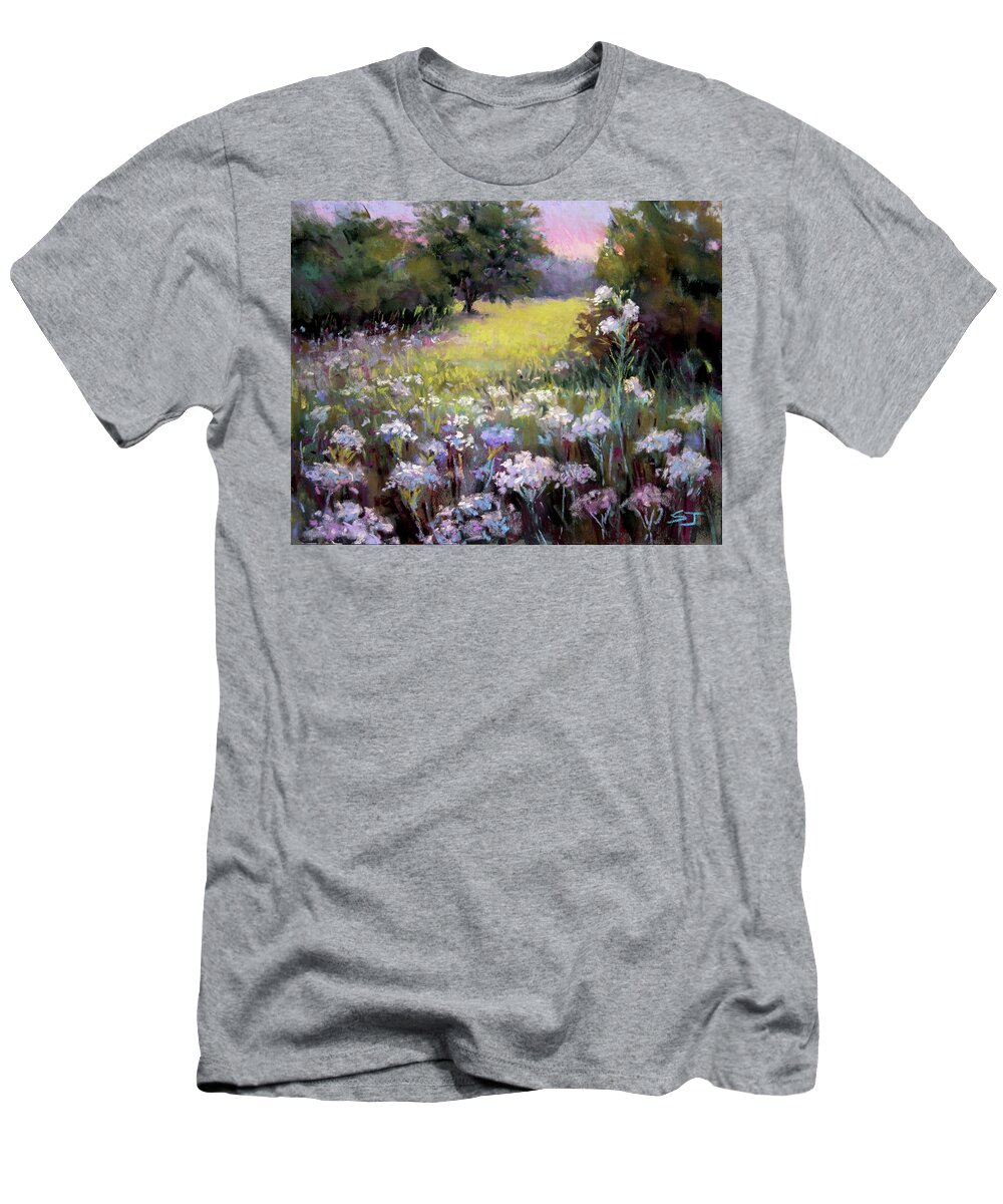 Meadow T-Shirt featuring the pastel Morning Praises by Susan Jenkins
