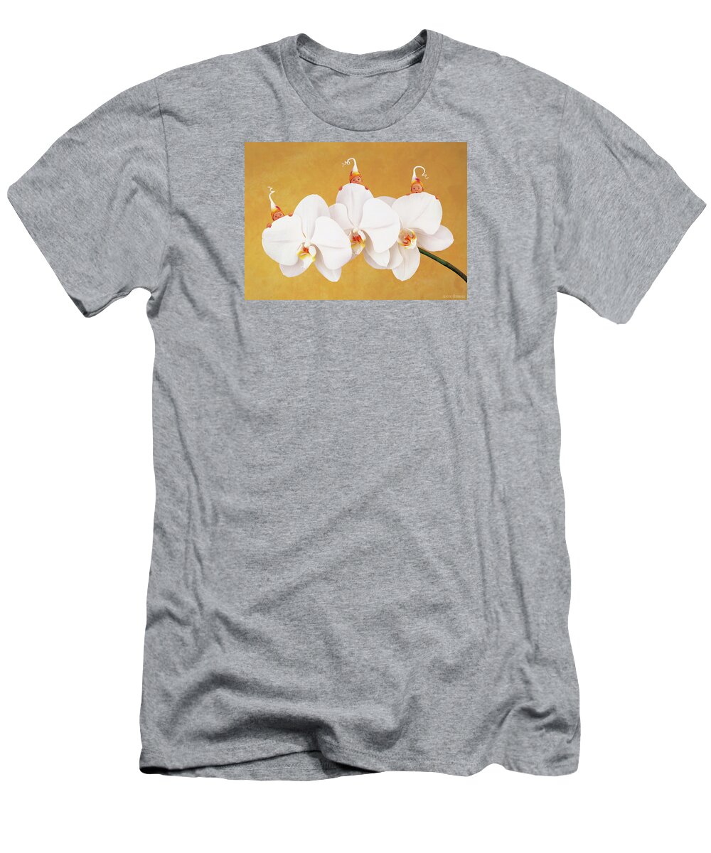 Triplets T-Shirt featuring the photograph Moth Orchid by Anne Geddes