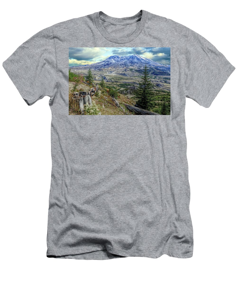 Mountain T-Shirt featuring the photograph Mountain Saint by Rick Lawler