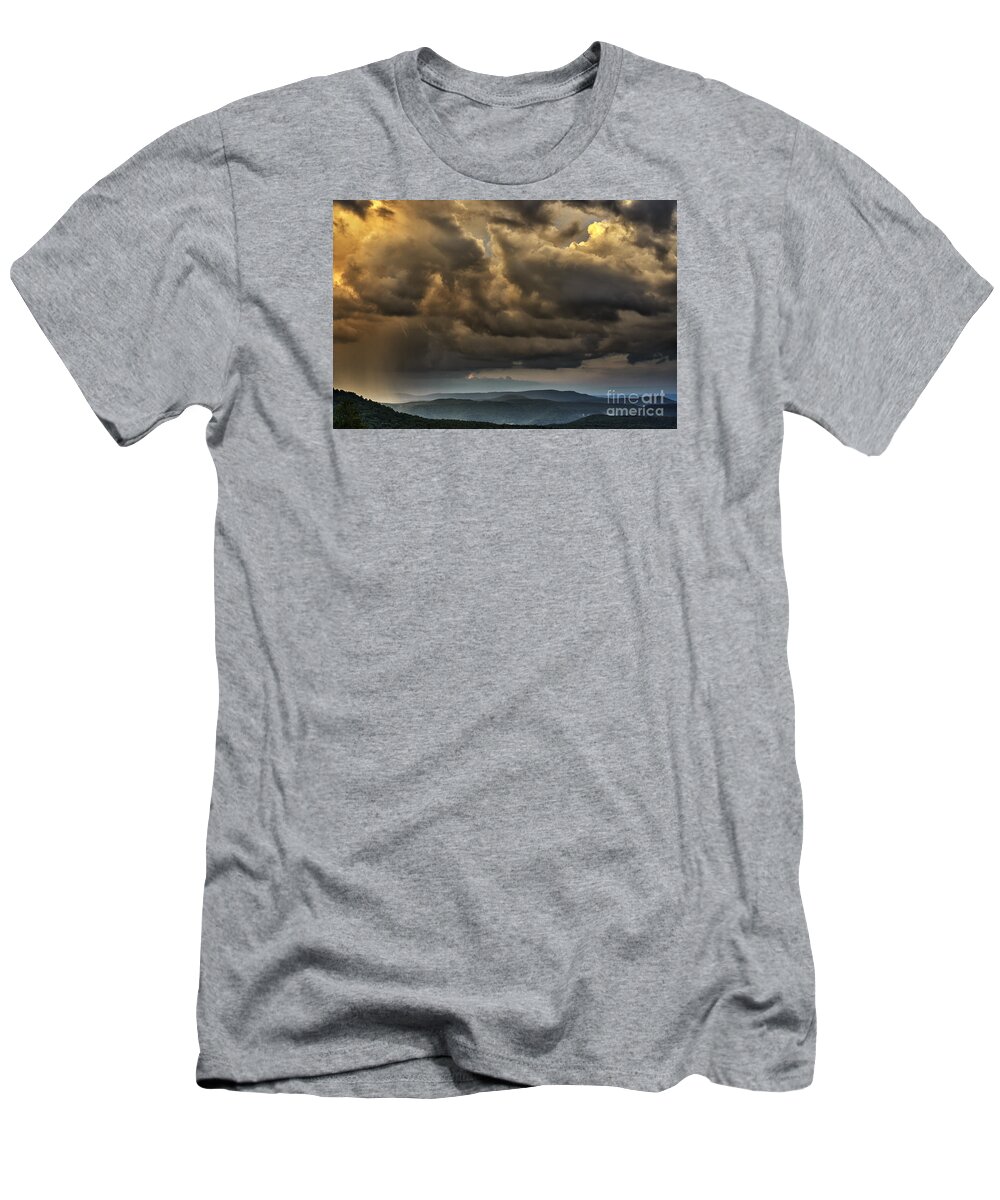 Summer T-Shirt featuring the photograph Mountain Shower by Thomas R Fletcher