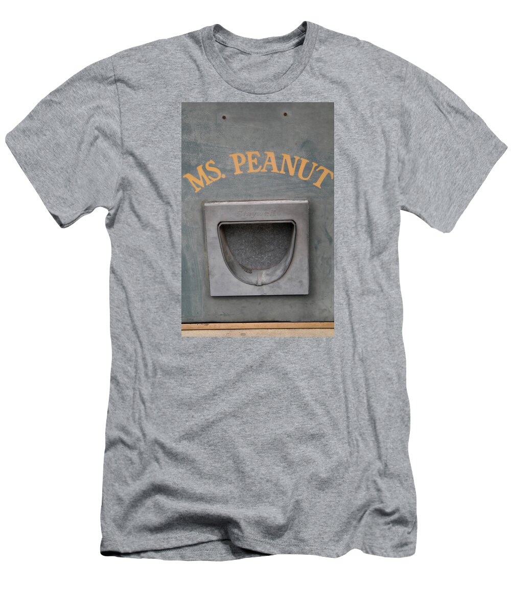 Sign T-Shirt featuring the photograph Ms. Peanut by Glory Ann Penington