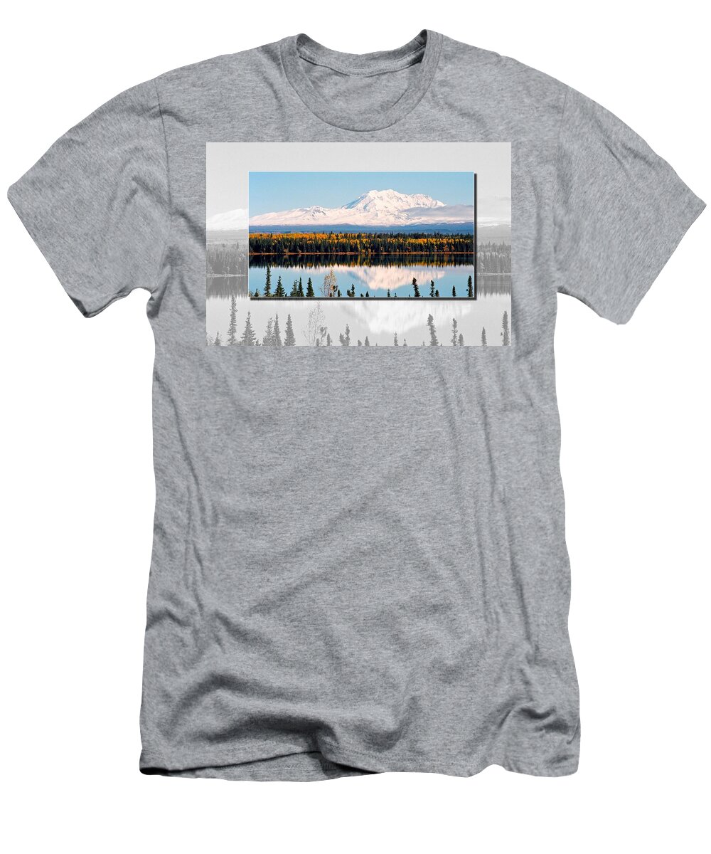 Alaska T-Shirt featuring the photograph Mt. Drum - Alaska by Juergen Weiss