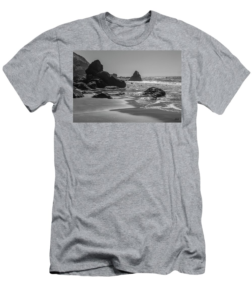 Marin T-Shirt featuring the photograph Muir Beach II BW by David Gordon