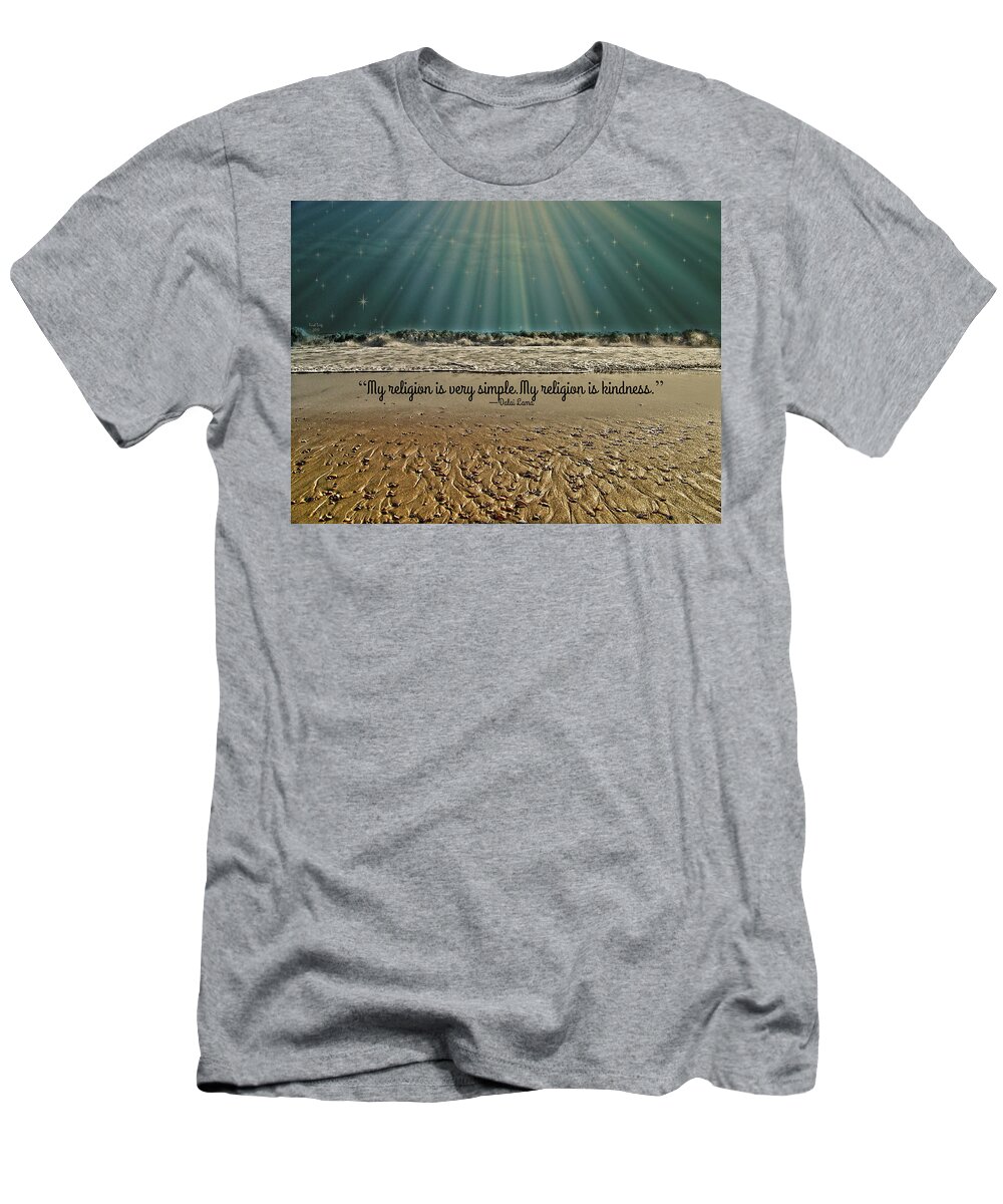 Religion T-Shirt featuring the mixed media My Religion by Trish Tritz