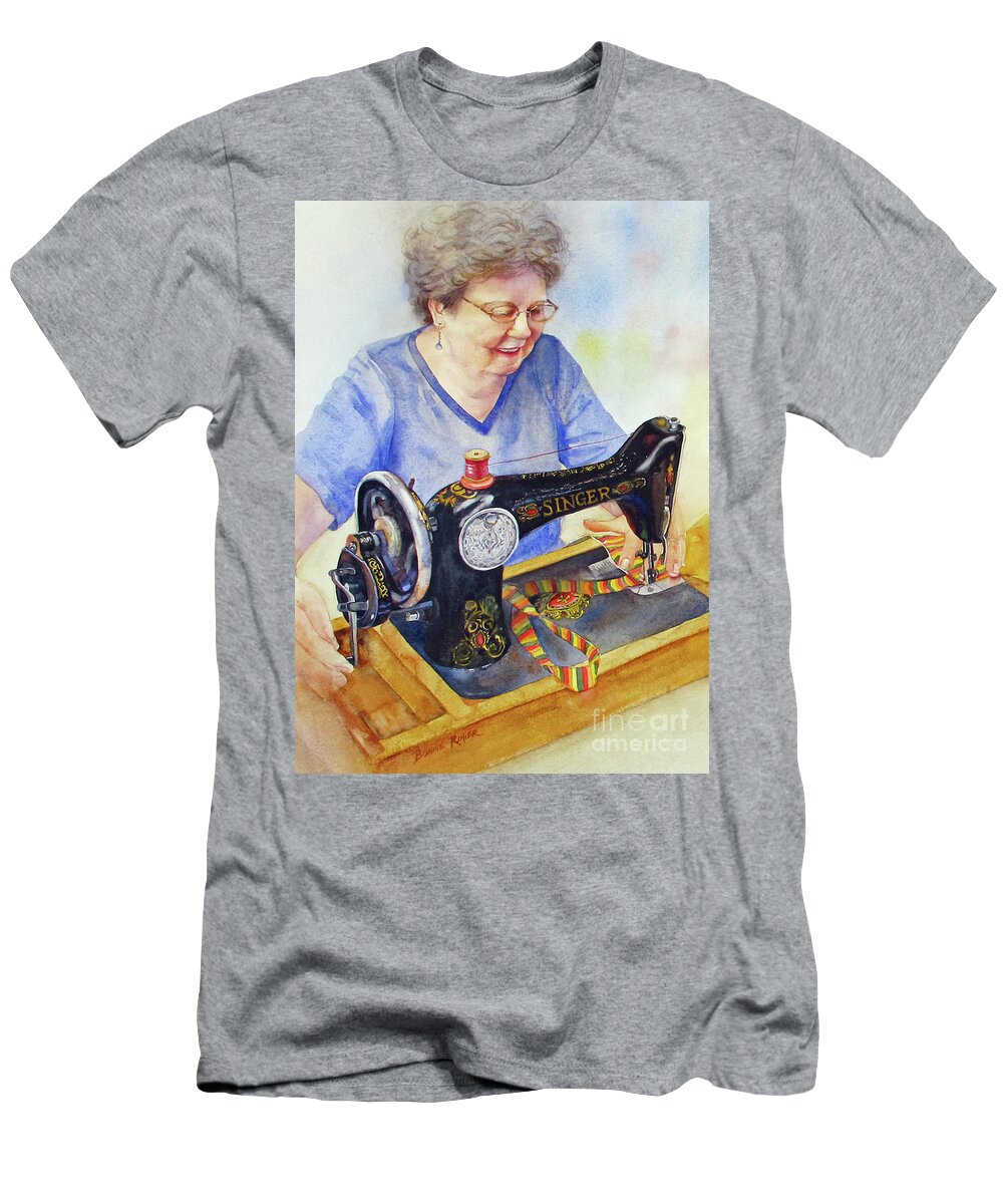 Sister T-Shirt featuring the painting My Sister's Joy by Bonnie Rinier