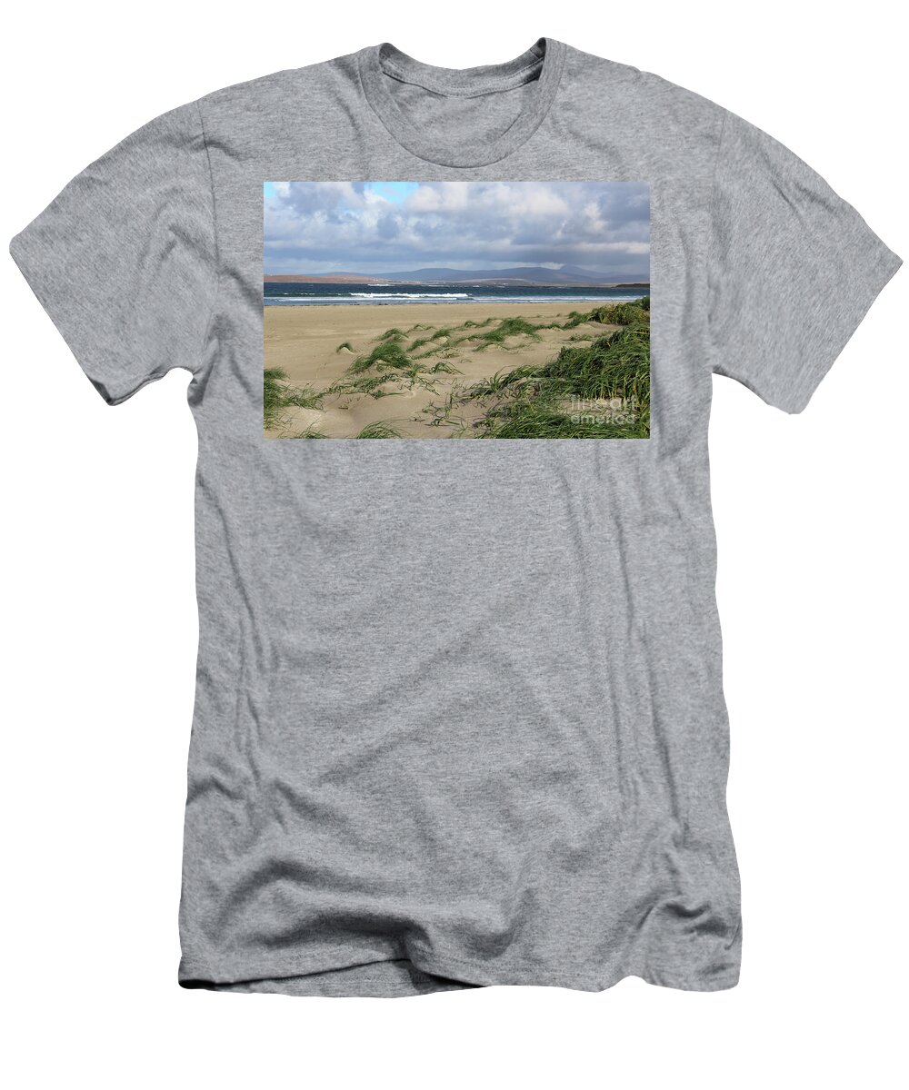 Natural Heritage Area T-Shirt featuring the photograph Narin Beach Donegal Ireland #2 by Eddie Barron