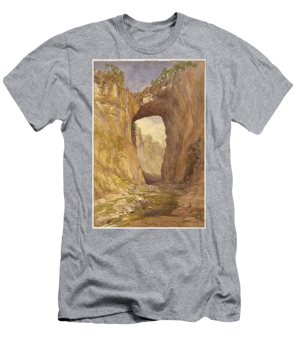 John Henry Hill (american T-Shirt featuring the painting Natural Bridge by MotionAge Designs