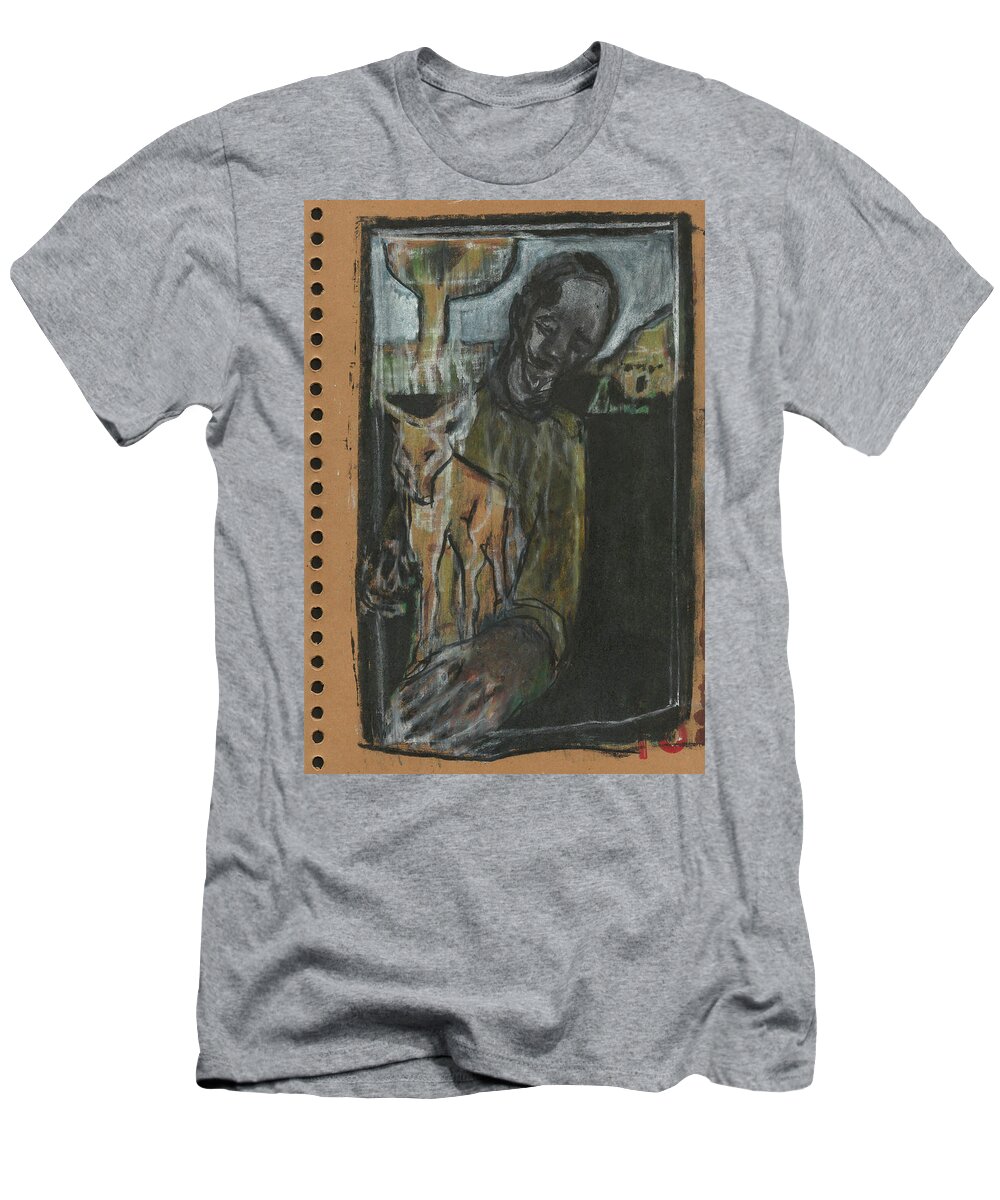 Sketch T-Shirt featuring the drawing Nb1 P35 by Edgeworth Johnstone