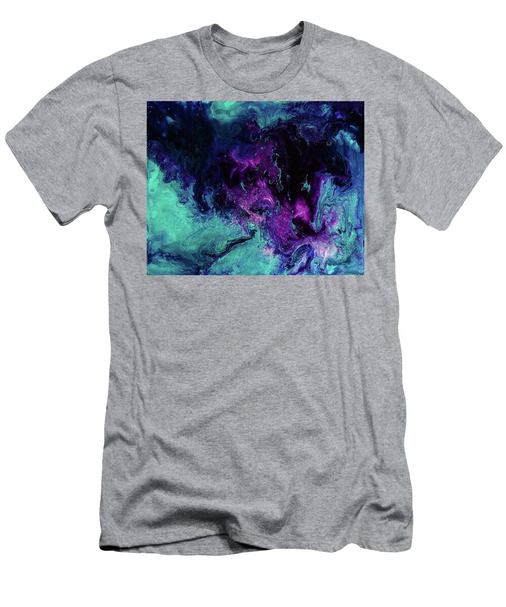 Fantasy T-Shirt featuring the painting Nebulous by Jennifer Walsh