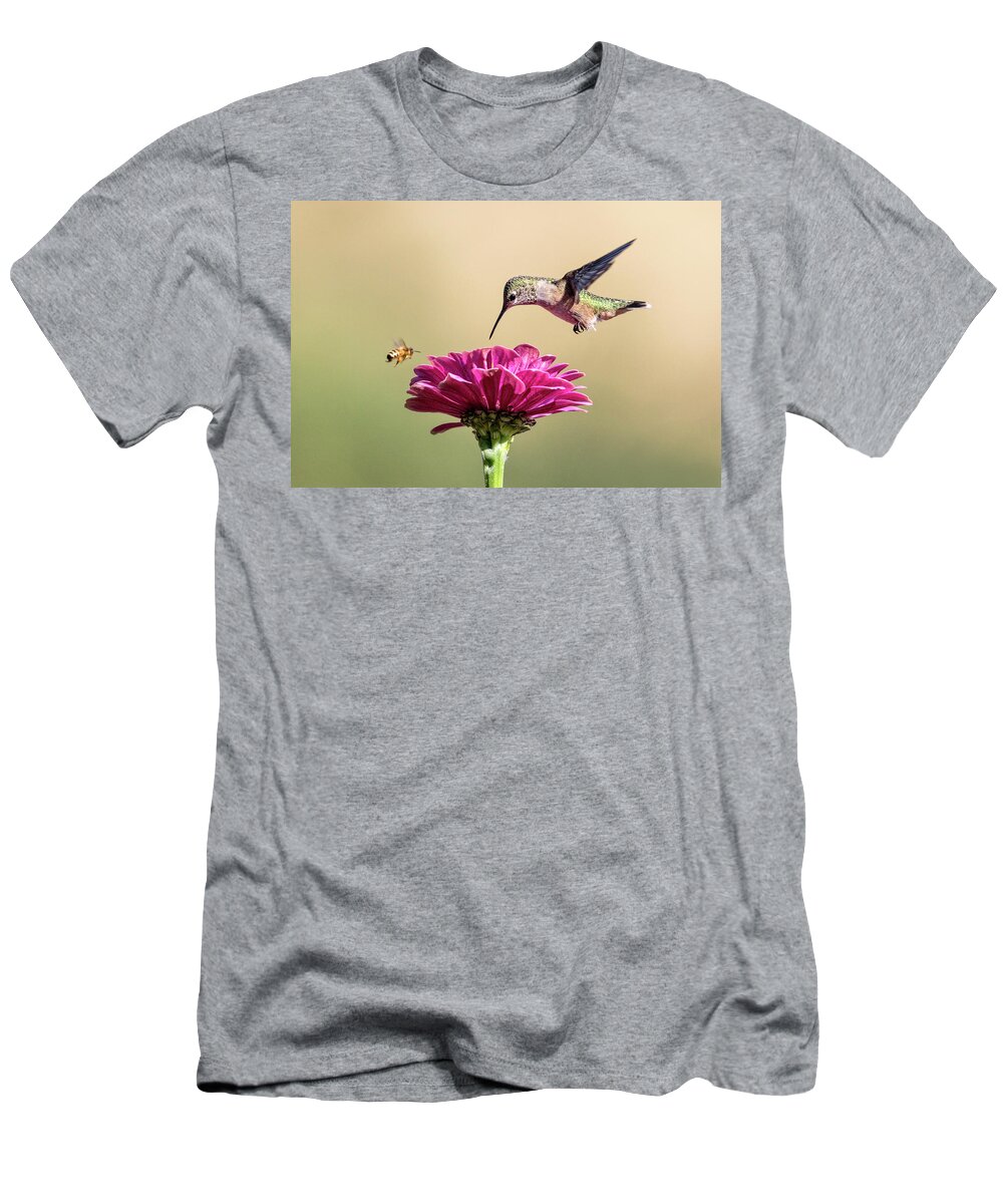 Nectar Race T-Shirt featuring the photograph Nectar Race by Wes and Dotty Weber