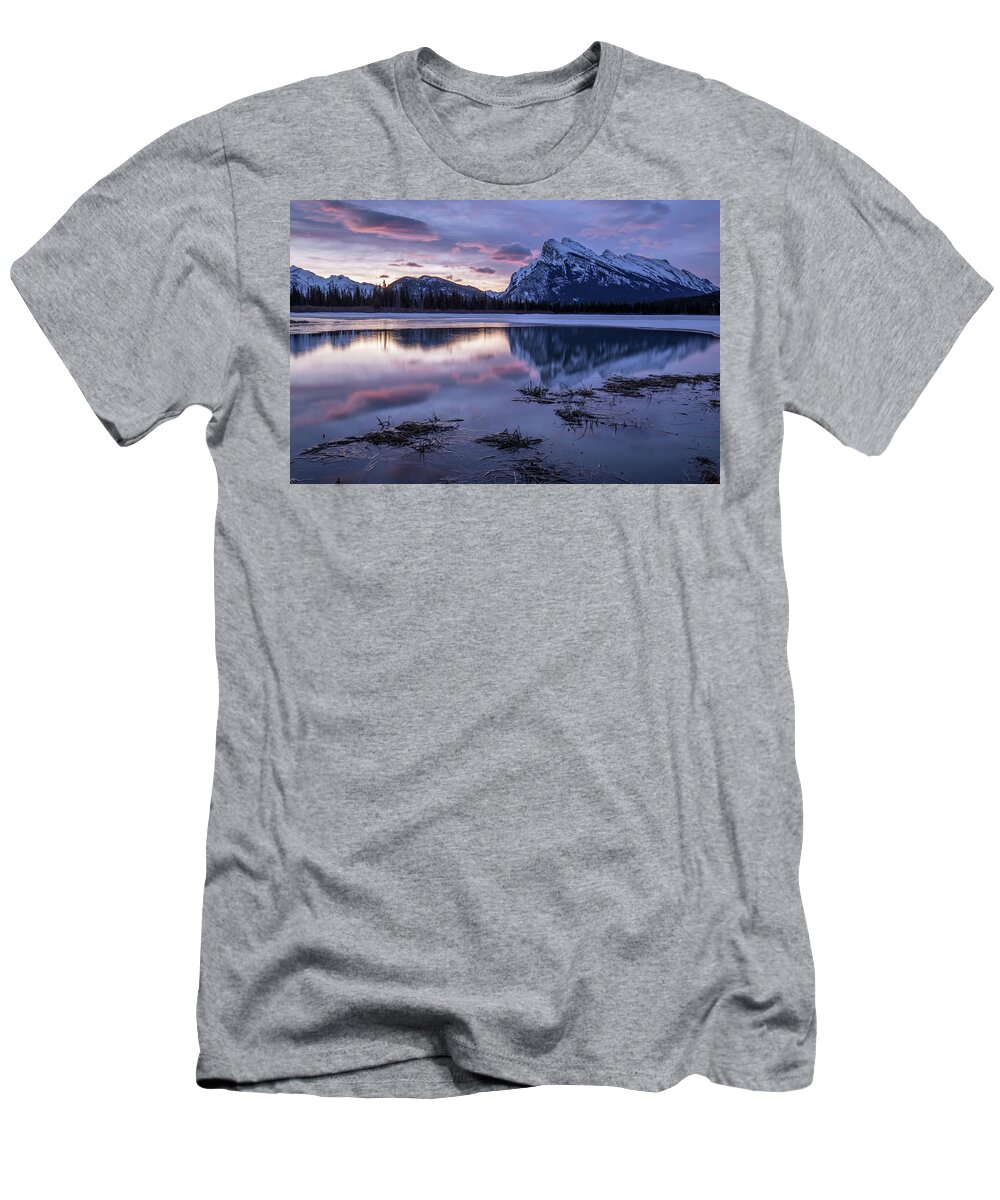 Alberta T-Shirt featuring the photograph New Dawn by Celine Pollard