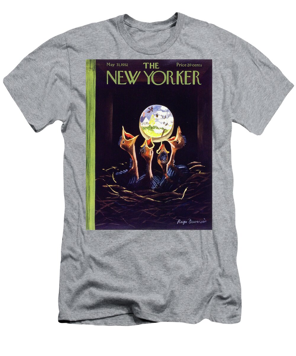Baby T-Shirt featuring the painting New Yorker May 31 1952 by Roger Duvoisin